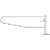 Swiveling gates | to be fixed by plugs, hot-dip galvanized | total width: 2500 mm | with triangular lock